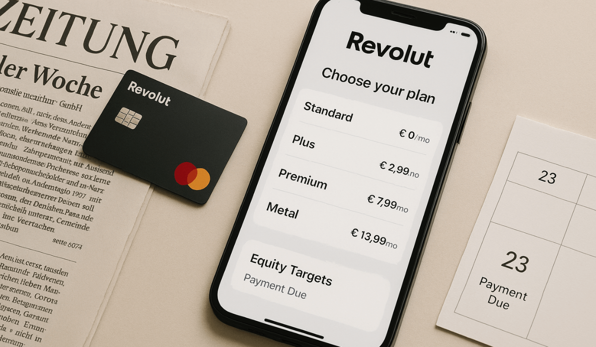 So beantragen Sie in wenigen Minuten eine Revolut Mastercard